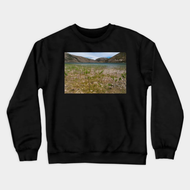 Lake Coleridge Crewneck Sweatshirt by fotoWerner